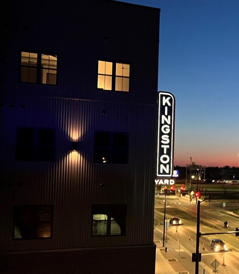 kingston yard at twilight